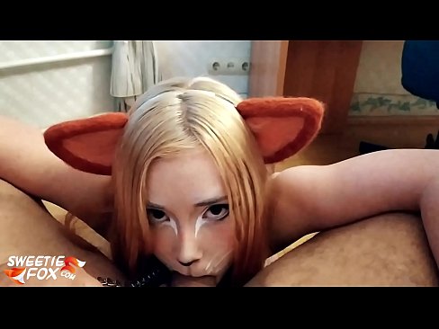 ❤️ Kitsune اس کے منہ میں ڈک اور سہ نگل ❤️  پر ur.sexera.ru ❌️